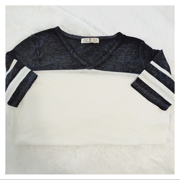 Pink Rose Tops - Pink Rose Baseball Tee Size Medium